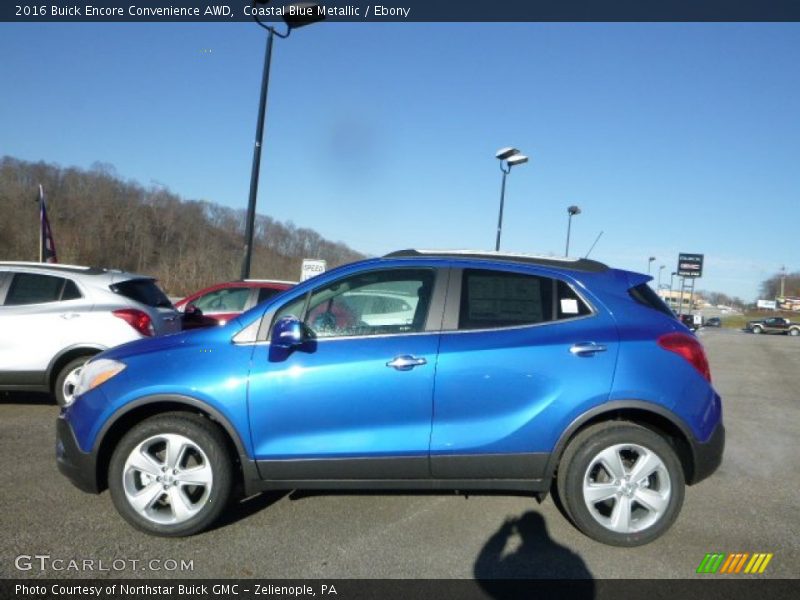 Coastal Blue Metallic / Ebony 2016 Buick Encore Convenience AWD