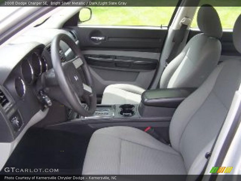 Bright Silver Metallic / Dark/Light Slate Gray 2008 Dodge Charger SE