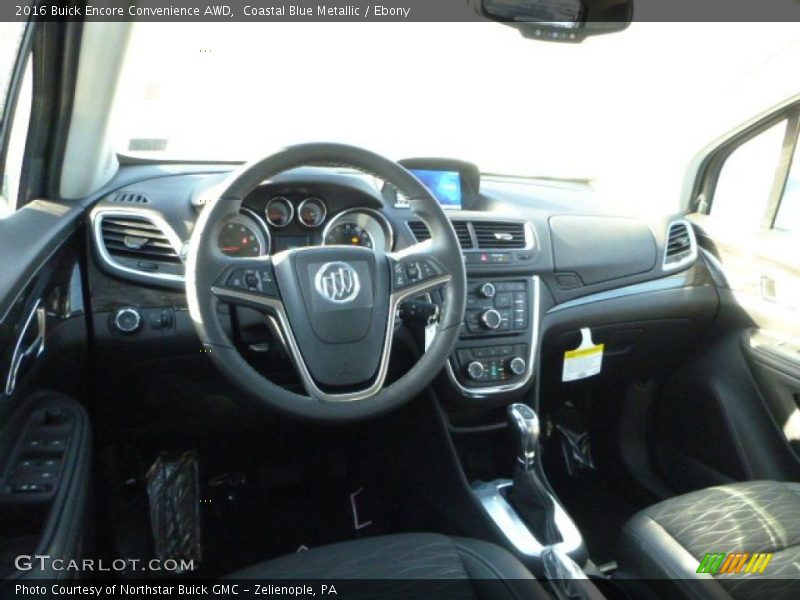 Coastal Blue Metallic / Ebony 2016 Buick Encore Convenience AWD
