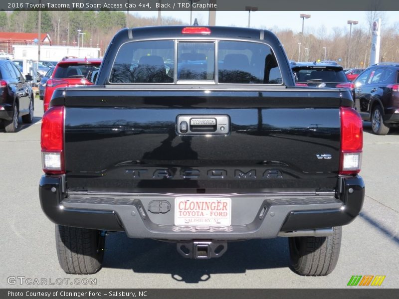 Black / TRD Graphite 2016 Toyota Tacoma TRD Sport Access Cab 4x4
