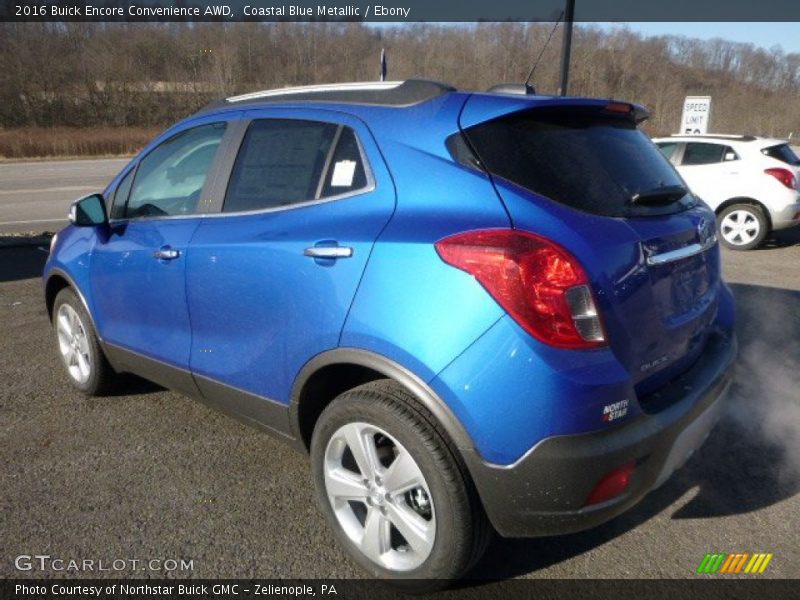 Coastal Blue Metallic / Ebony 2016 Buick Encore Convenience AWD