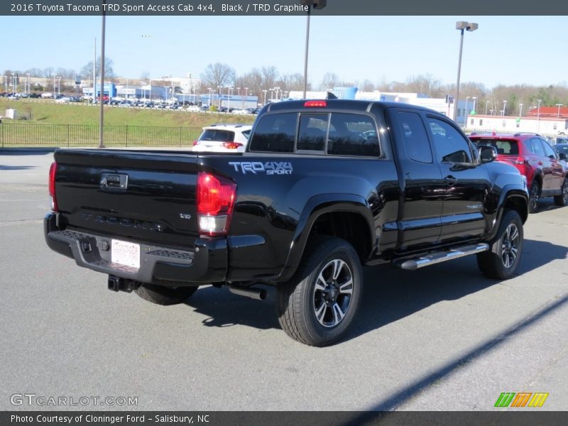 Black / TRD Graphite 2016 Toyota Tacoma TRD Sport Access Cab 4x4