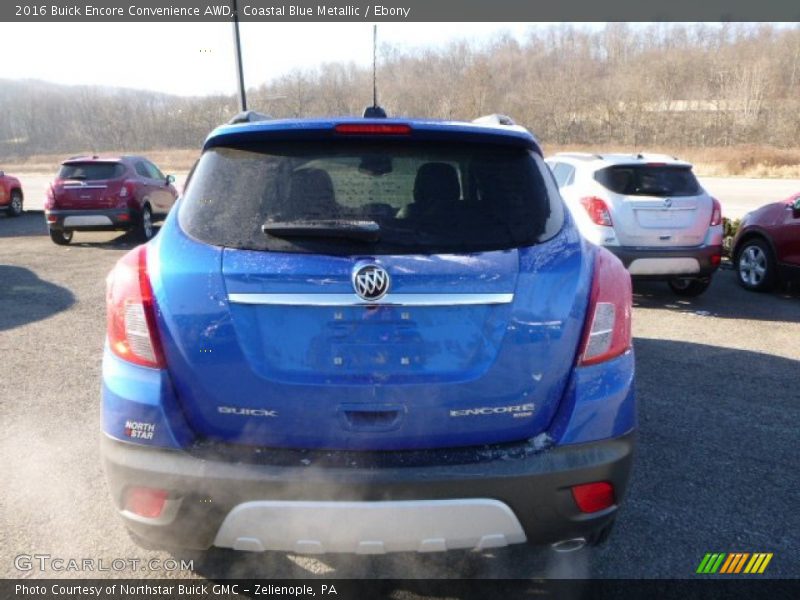 Coastal Blue Metallic / Ebony 2016 Buick Encore Convenience AWD