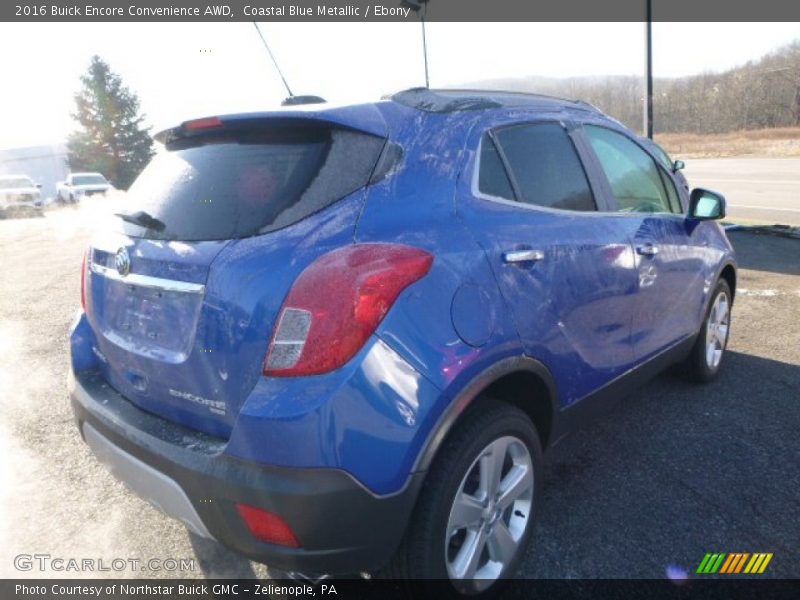 Coastal Blue Metallic / Ebony 2016 Buick Encore Convenience AWD