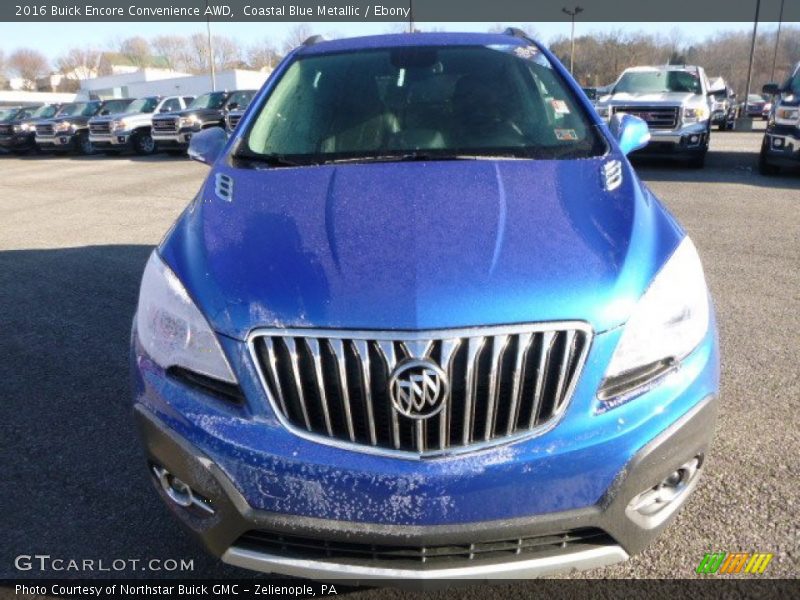 Coastal Blue Metallic / Ebony 2016 Buick Encore Convenience AWD