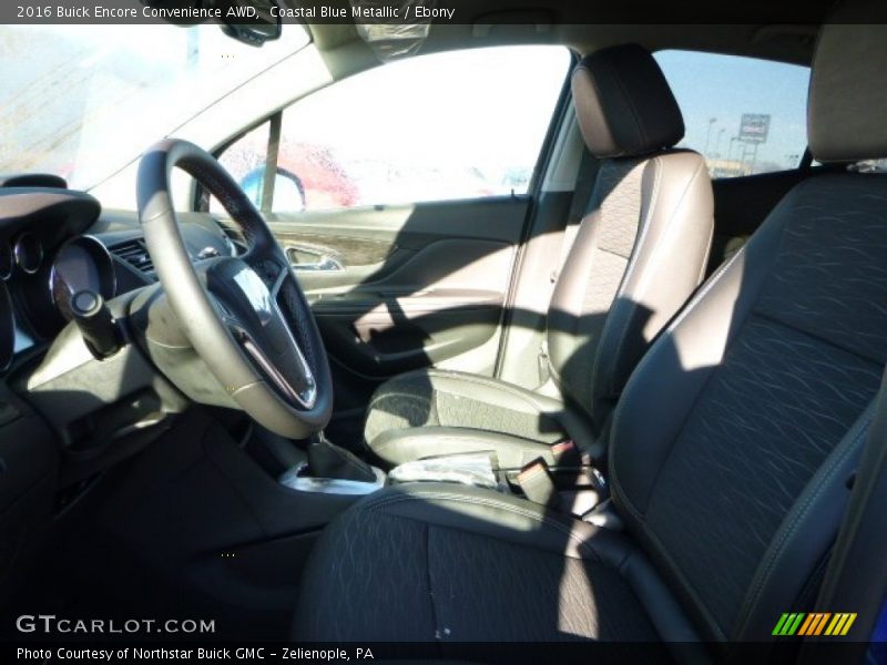 Coastal Blue Metallic / Ebony 2016 Buick Encore Convenience AWD