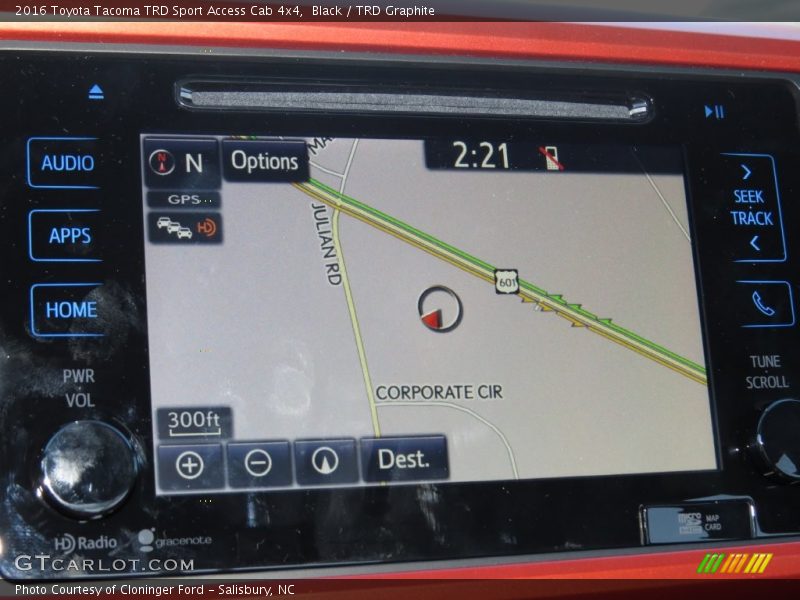 Navigation of 2016 Tacoma TRD Sport Access Cab 4x4