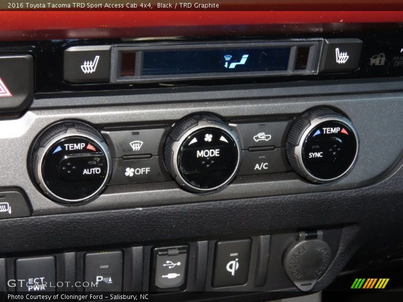 Controls of 2016 Tacoma TRD Sport Access Cab 4x4