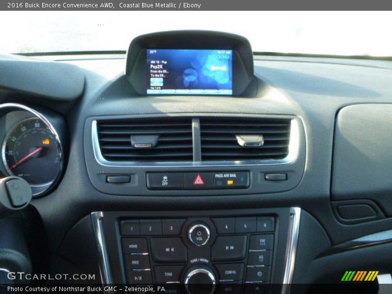 Coastal Blue Metallic / Ebony 2016 Buick Encore Convenience AWD