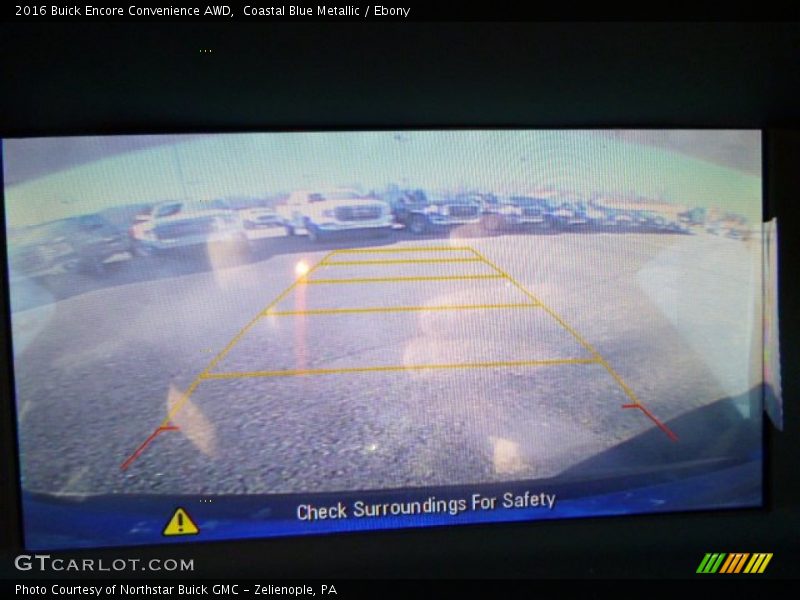 Coastal Blue Metallic / Ebony 2016 Buick Encore Convenience AWD