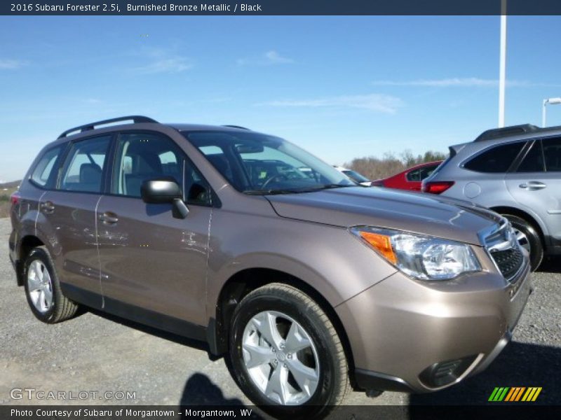 Burnished Bronze Metallic / Black 2016 Subaru Forester 2.5i