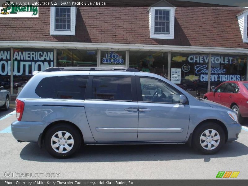 South Pacific Blue / Beige 2008 Hyundai Entourage GLS