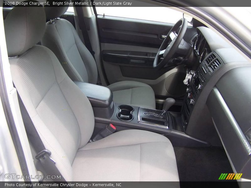 Bright Silver Metallic / Dark/Light Slate Gray 2008 Dodge Charger SE