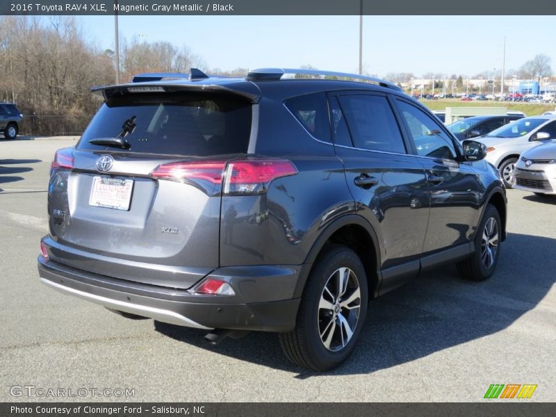 Magnetic Gray Metallic / Black 2016 Toyota RAV4 XLE
