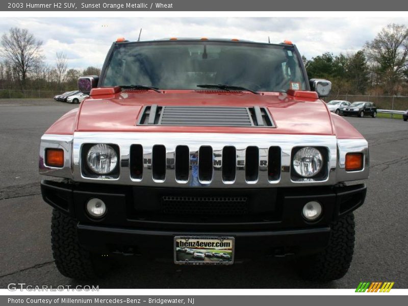 Sunset Orange Metallic / Wheat 2003 Hummer H2 SUV