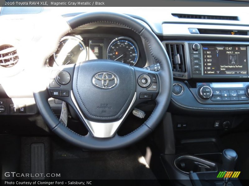 Magnetic Gray Metallic / Black 2016 Toyota RAV4 XLE