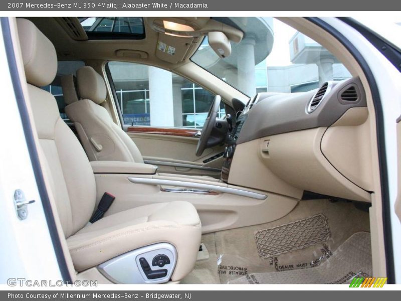 Alabaster White / Macadamia 2007 Mercedes-Benz ML 350 4Matic