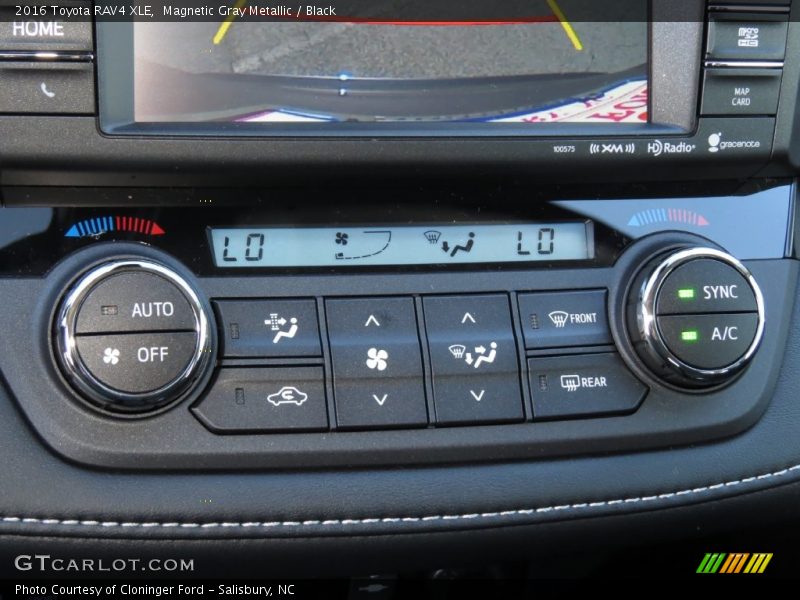 Magnetic Gray Metallic / Black 2016 Toyota RAV4 XLE