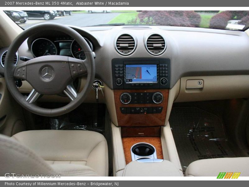 Alabaster White / Macadamia 2007 Mercedes-Benz ML 350 4Matic