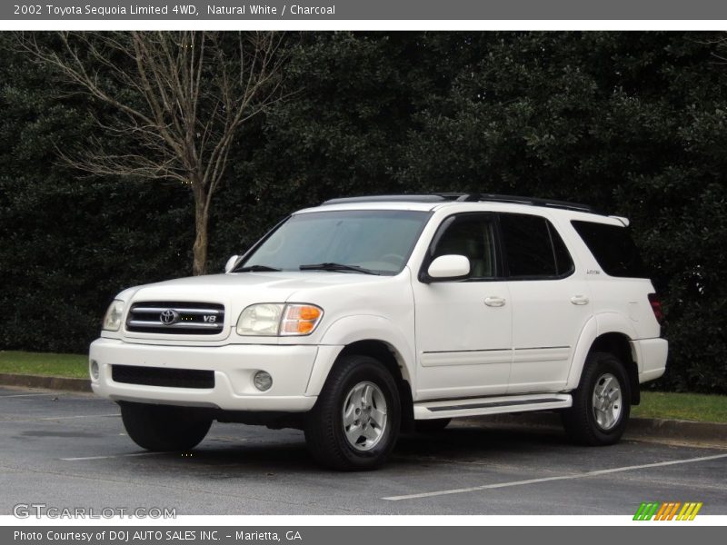 Natural White / Charcoal 2002 Toyota Sequoia Limited 4WD