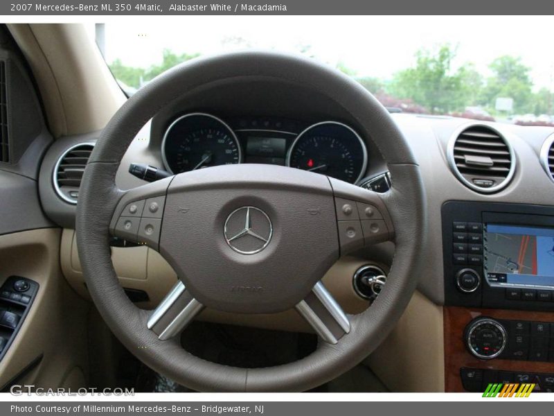 Alabaster White / Macadamia 2007 Mercedes-Benz ML 350 4Matic