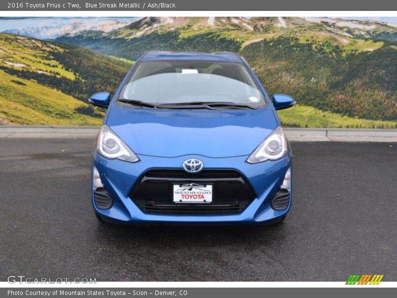 Blue Streak Metallic / Ash/Black 2016 Toyota Prius c Two