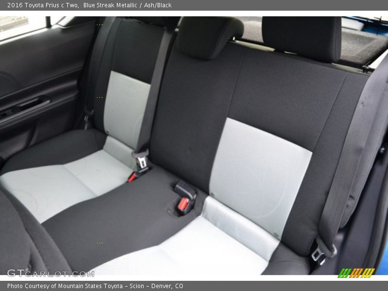 Blue Streak Metallic / Ash/Black 2016 Toyota Prius c Two