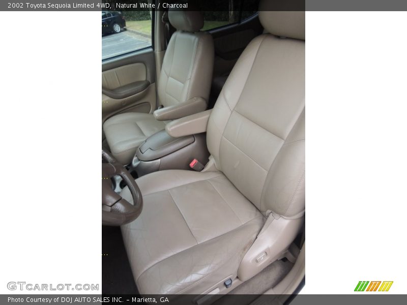 Natural White / Charcoal 2002 Toyota Sequoia Limited 4WD