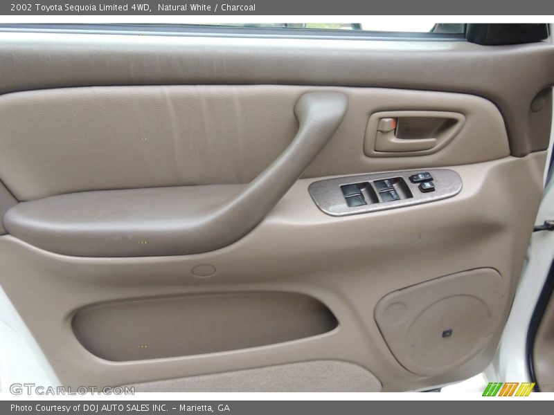 Natural White / Charcoal 2002 Toyota Sequoia Limited 4WD