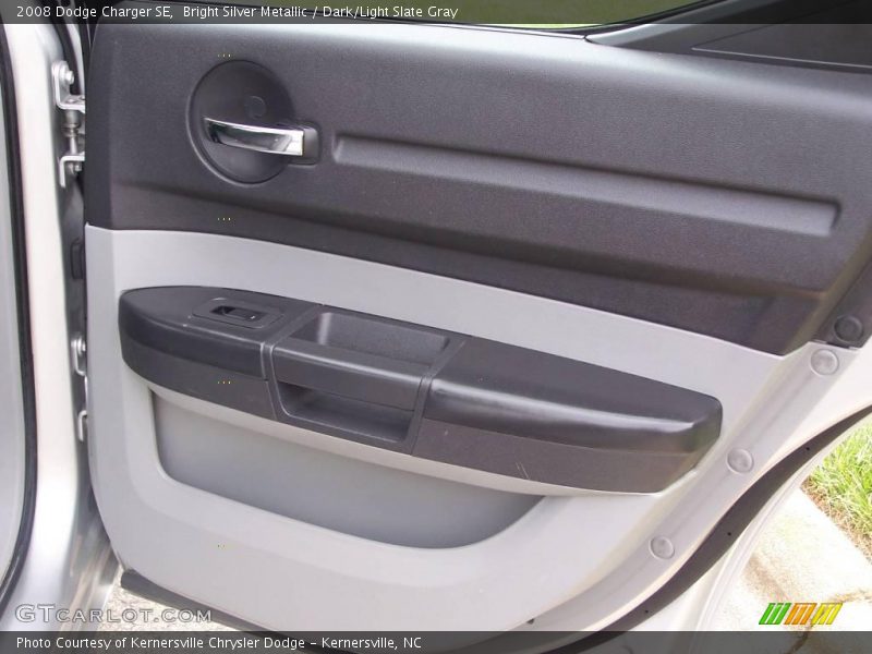 Bright Silver Metallic / Dark/Light Slate Gray 2008 Dodge Charger SE