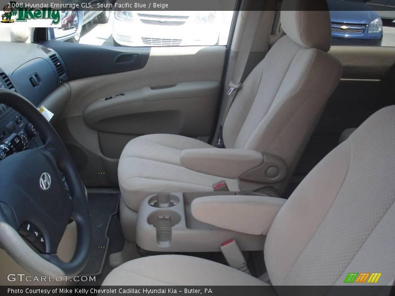 South Pacific Blue / Beige 2008 Hyundai Entourage GLS