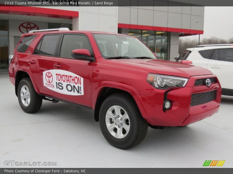 Barcelona Red Metallic / Sand Beige 2016 Toyota 4Runner SR5