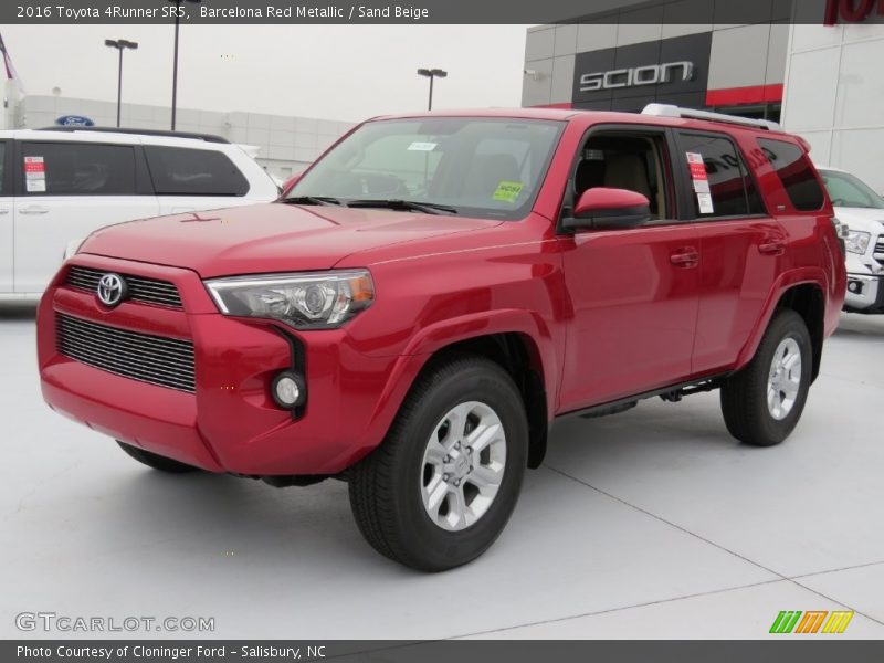 Barcelona Red Metallic / Sand Beige 2016 Toyota 4Runner SR5