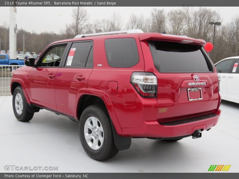 Barcelona Red Metallic / Sand Beige 2016 Toyota 4Runner SR5