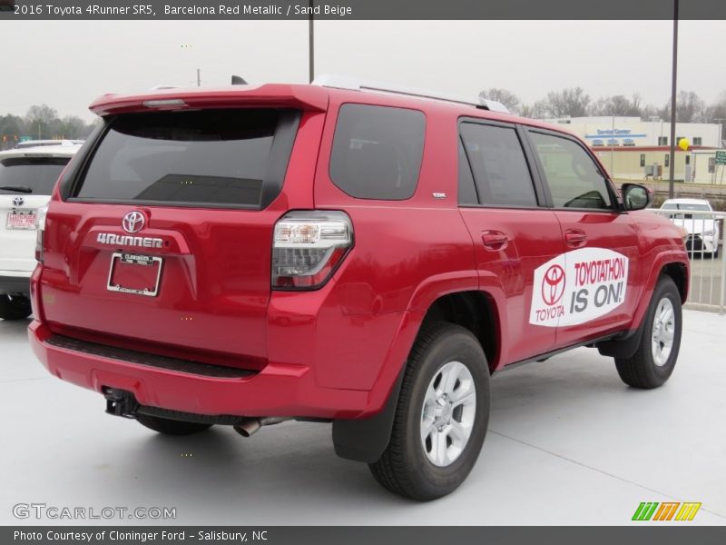 Barcelona Red Metallic / Sand Beige 2016 Toyota 4Runner SR5