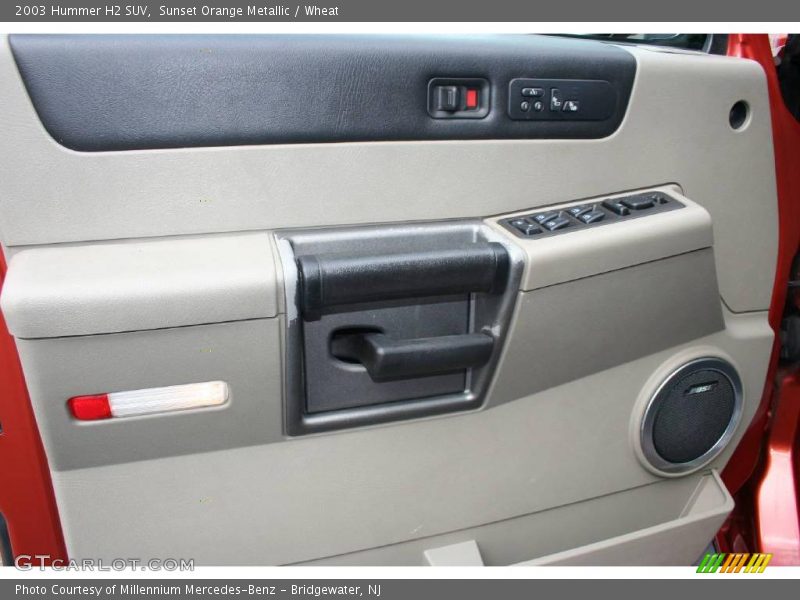 Sunset Orange Metallic / Wheat 2003 Hummer H2 SUV