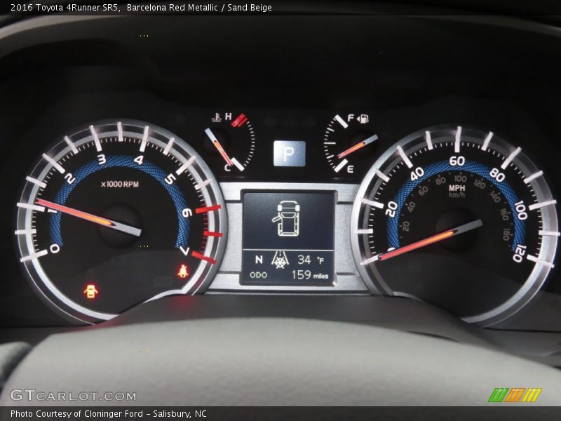 Barcelona Red Metallic / Sand Beige 2016 Toyota 4Runner SR5