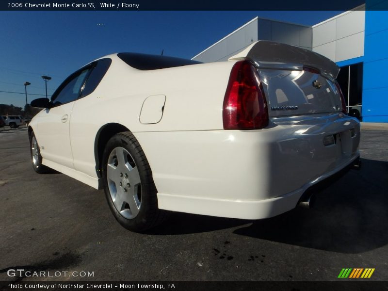 White / Ebony 2006 Chevrolet Monte Carlo SS
