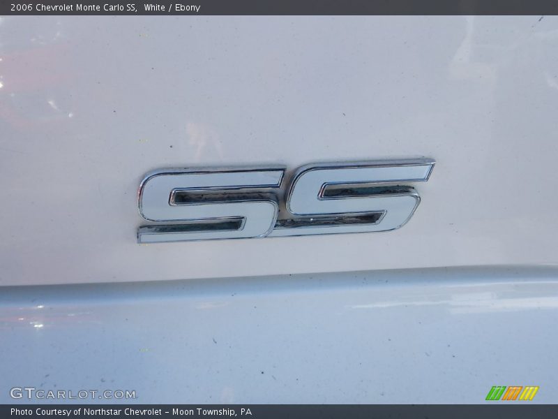 White / Ebony 2006 Chevrolet Monte Carlo SS