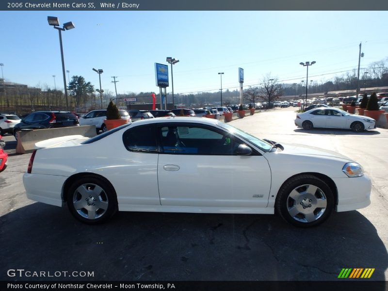 White / Ebony 2006 Chevrolet Monte Carlo SS