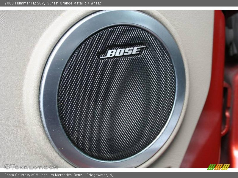 Sunset Orange Metallic / Wheat 2003 Hummer H2 SUV