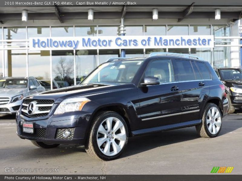Capri Blue Metallic / Almond/Black 2010 Mercedes-Benz GLK 350 4Matic