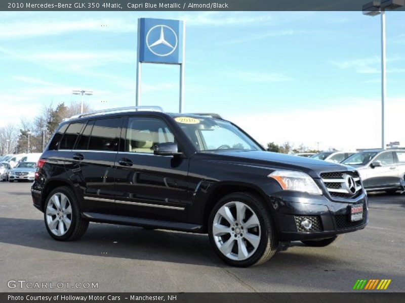 Capri Blue Metallic / Almond/Black 2010 Mercedes-Benz GLK 350 4Matic