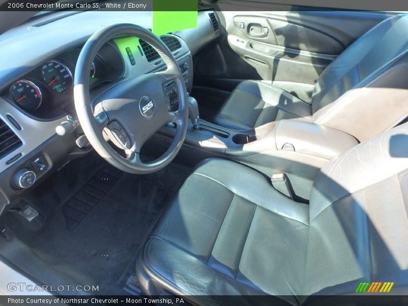 White / Ebony 2006 Chevrolet Monte Carlo SS