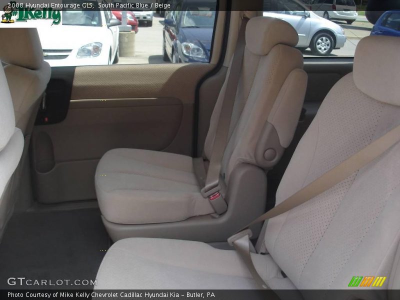 South Pacific Blue / Beige 2008 Hyundai Entourage GLS