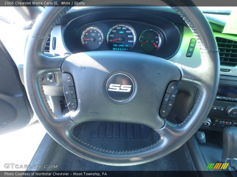 White / Ebony 2006 Chevrolet Monte Carlo SS