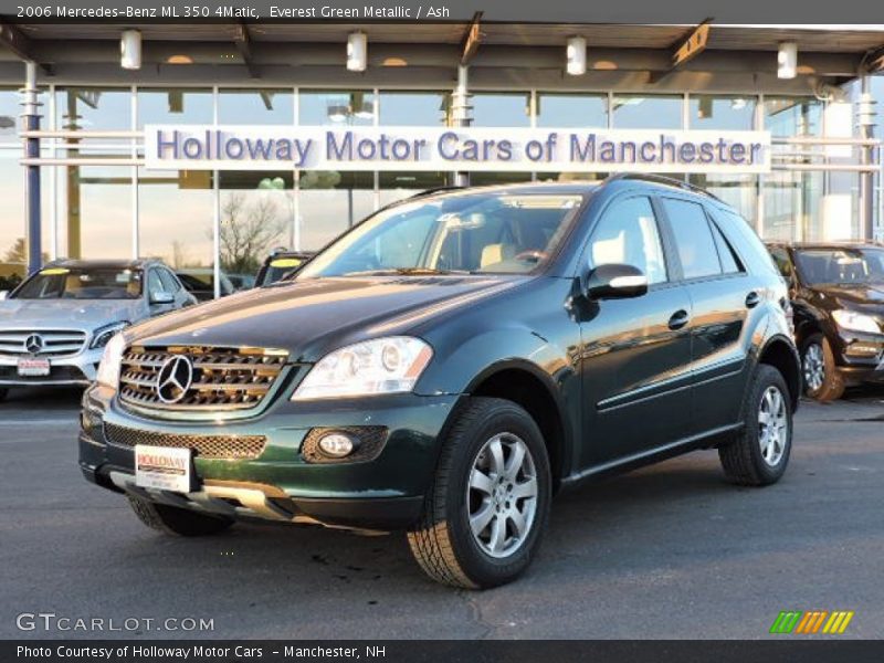Everest Green Metallic / Ash 2006 Mercedes-Benz ML 350 4Matic