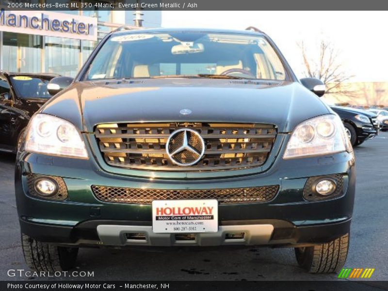 Everest Green Metallic / Ash 2006 Mercedes-Benz ML 350 4Matic