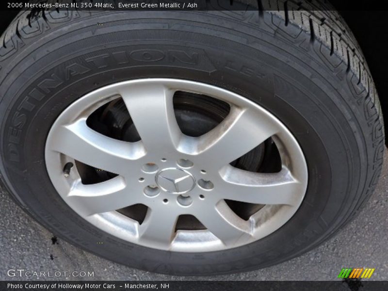 Everest Green Metallic / Ash 2006 Mercedes-Benz ML 350 4Matic