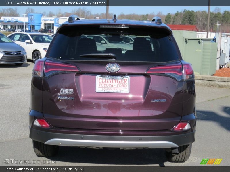 Black Currant Metallic / Nutmeg 2016 Toyota RAV4 Limited